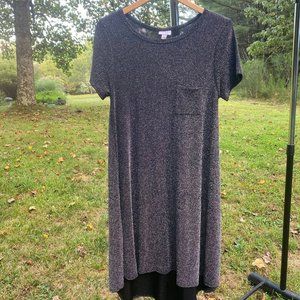 LuLaRoe Carly Sparkly Dress Size S